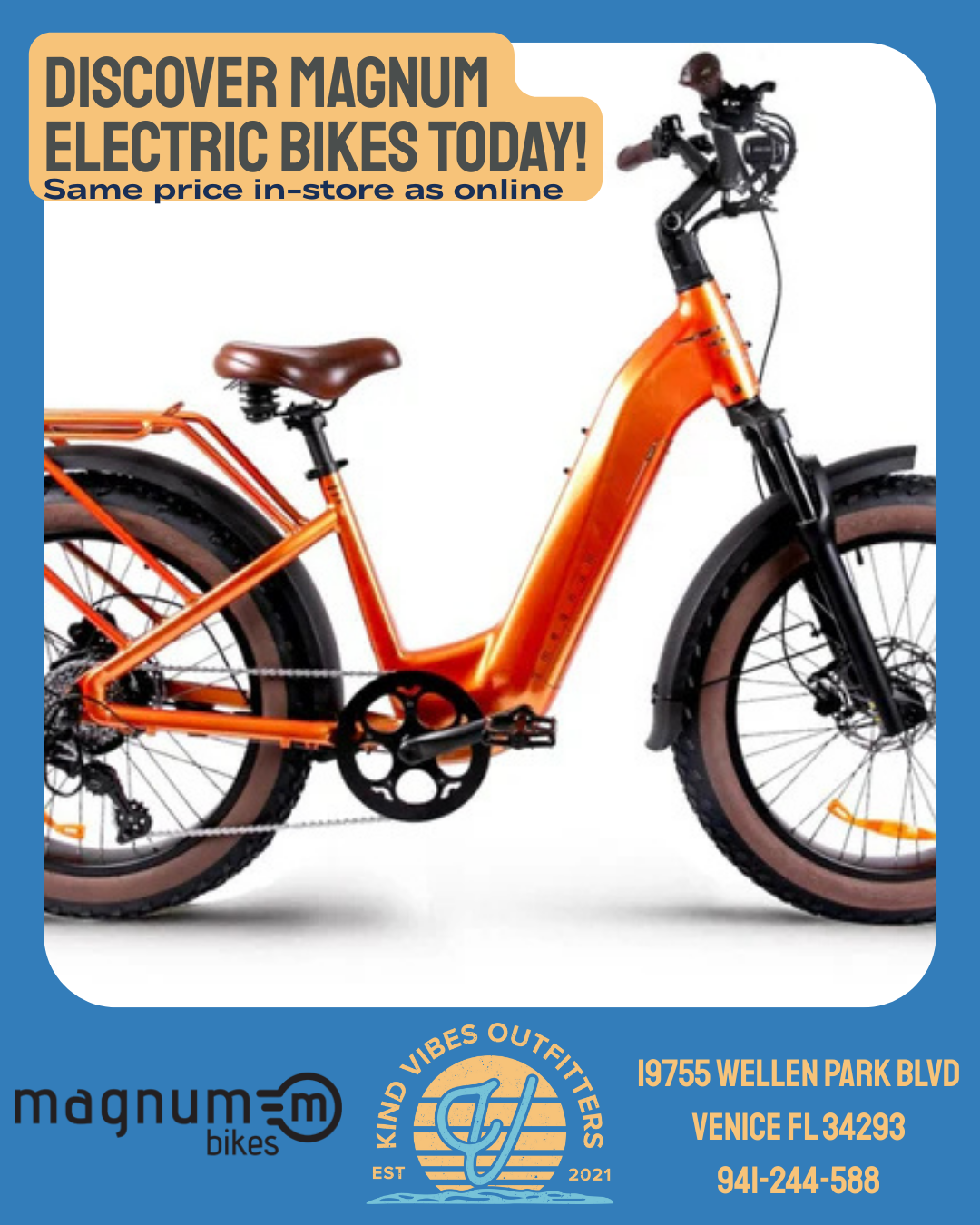 Magnum Bliss Electric Bike Ad